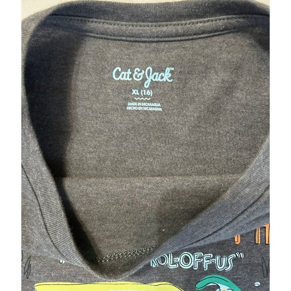 Cat & Jack Parasaurolophus Dinosaur t-shirt, size 16 - Picture 3 of 3